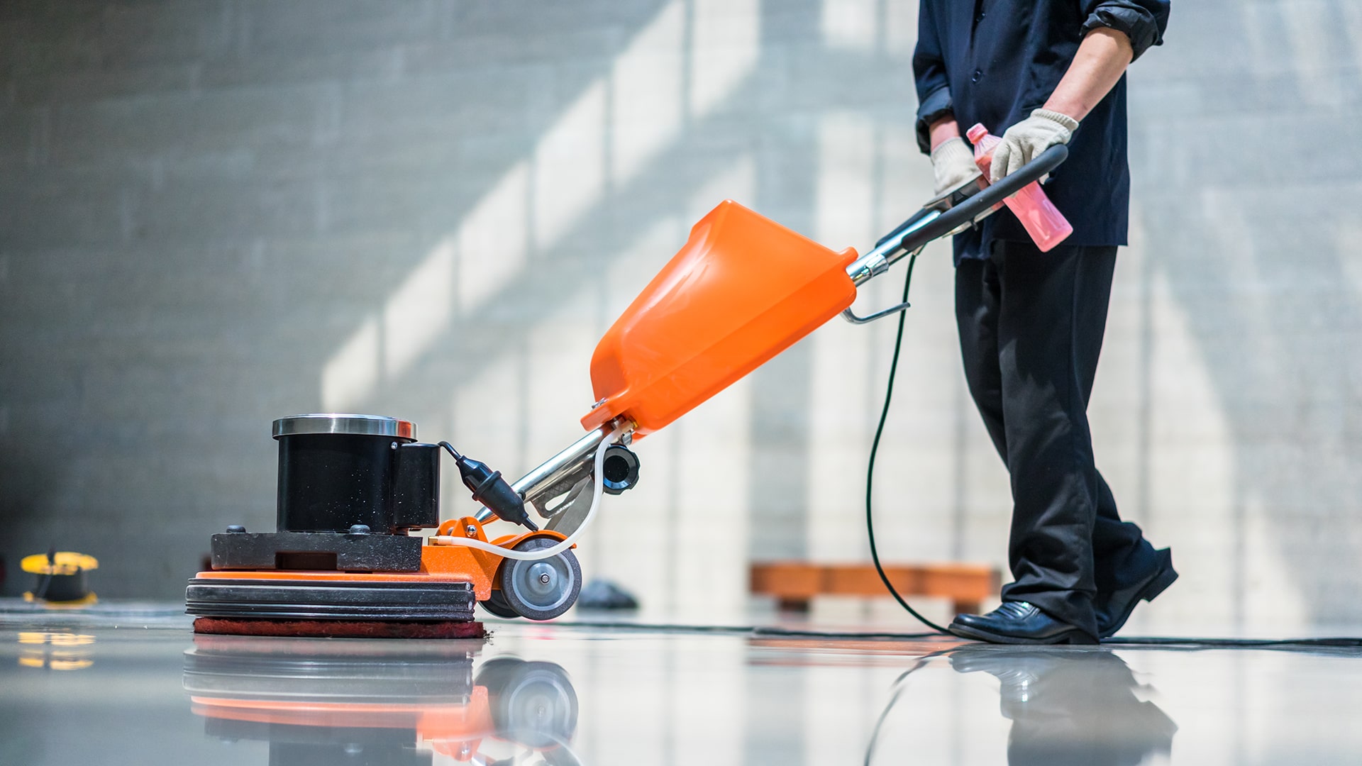 Janitorial services for office spaces, classrooms, industrial areas