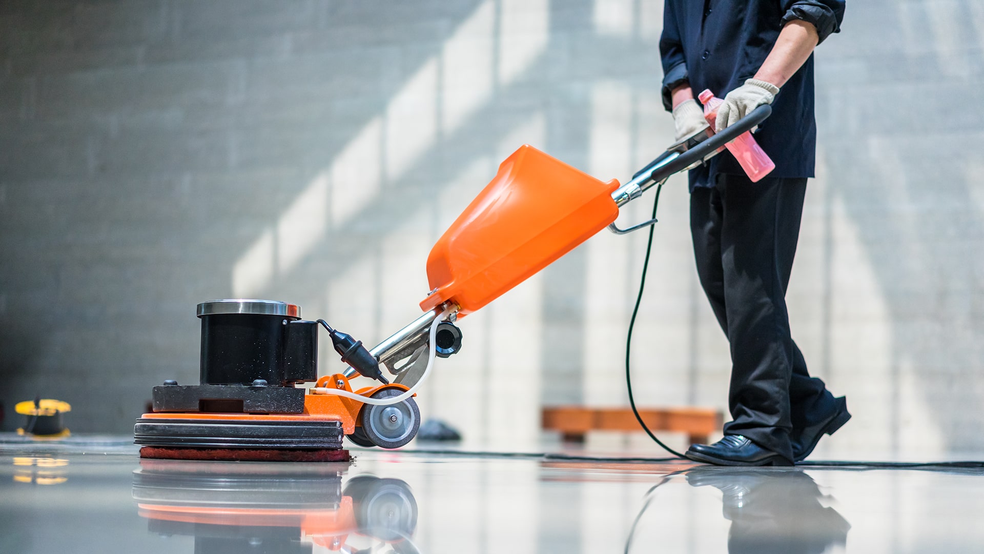 Janitorial services for office spaces, classrooms, industrial areas